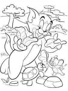 Tom and Jerry coloring page 80 - Free printable