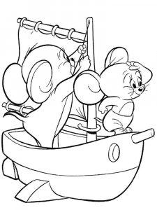 Tom and Jerry coloring page 81 - Free printable
