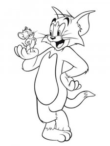 Tom and Jerry coloring page 82 - Free printable