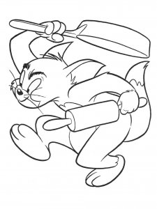 Tom and Jerry coloring page 67 - Free printable