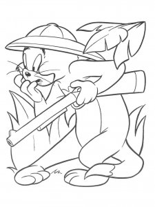 Tom and Jerry coloring page 68 - Free printable
