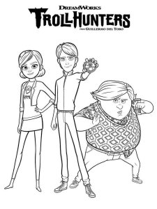 Trollhunters coloring page 14 - Free printable