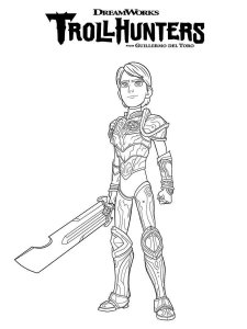 Trollhunters coloring page 7 - Free printable