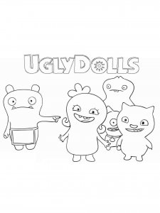UglyDolls coloring page 3 - Free printable
