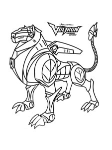Voltron: Legendary Defender coloring page 2 - Free printable