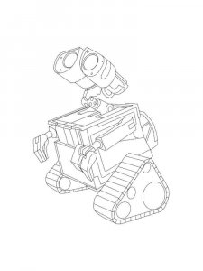 WALL-E coloring page 10 - Free printable