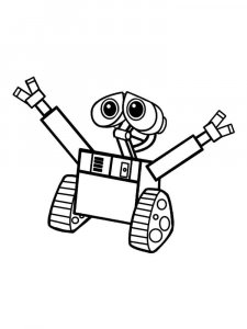 WALL-E coloring page 11 - Free printable