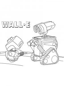 WALL-E coloring page 14 - Free printable