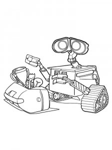WALL-E coloring page 19 - Free printable