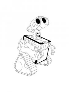 WALL-E coloring page 2 - Free printable