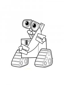WALL-E coloring page 22 - Free printable