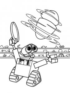 WALL-E coloring page 23 - Free printable