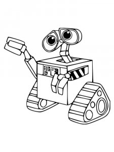 WALL-E coloring page 6 - Free printable