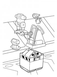 WALL-E coloring page 9 - Free printable