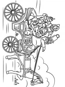Wizard of Oz coloring page 1 - Free printable