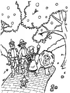 Wizard of Oz coloring page 12 - Free printable