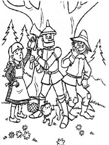 Wizard of Oz coloring page 13 - Free printable