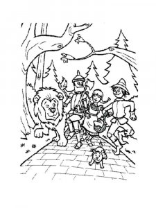 Wizard of Oz coloring page 14 - Free printable