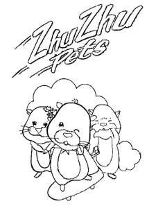 Zhu Zhu Pets coloring page 8 - Free printable