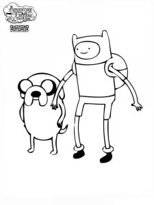 Adventure Time coloring page 16 - Free printable