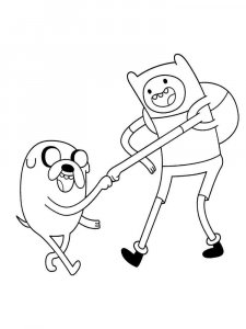 Adventure Time coloring page 33 - Free printable