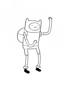 Adventure Time coloring page 37 - Free printable