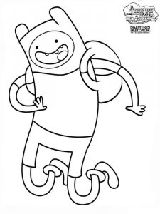 Adventure Time coloring page 8 - Free printable