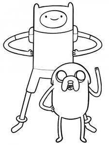 Adventure Time coloring page 60 - Free printable