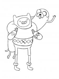 Adventure Time coloring page 61 - Free printable