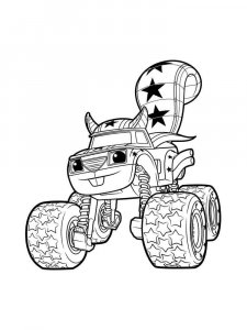 Blaze and the Monster Machines coloring page 31 - Free printable
