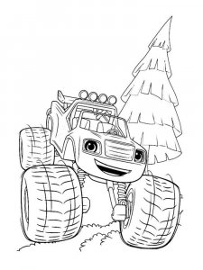 Blaze and the Monster Machines coloring page 53 - Free printable