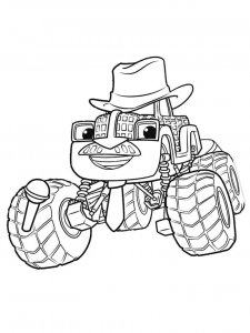 Blaze and the Monster Machines coloring page 54 - Free printable