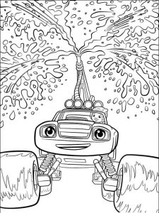 Blaze and the Monster Machines coloring page 42 - Free printable