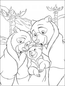 Brother Bear coloring page 15 - Free printable