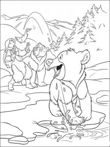 Brother Bear coloring page 16 - Free printable