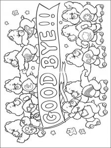 Care Bears coloring page 11 - Free printable