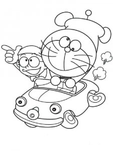 Doraemon coloring page 3 - Free printable
