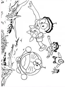 Doraemon coloring page 5 - Free printable