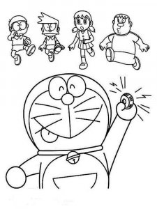 Doraemon coloring page 6 - Free printable