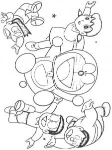 Doraemon coloring page 7 - Free printable