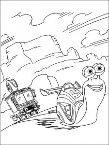 Dreamworks Turbo coloring page 18 - Free printable