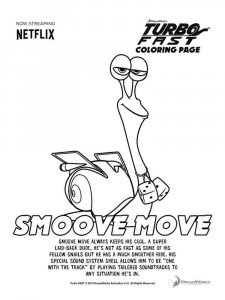 Dreamworks Turbo coloring page 3 - Free printable
