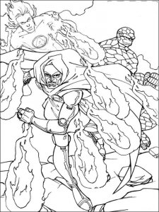 Fantastic Four coloring page 11 - Free printable