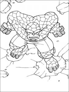 Fantastic Four coloring page 15 - Free printable