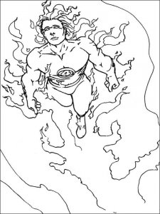 Fantastic Four coloring page 16 - Free printable