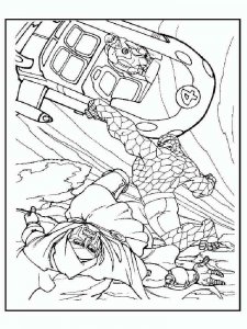 Fantastic Four coloring page 17 - Free printable