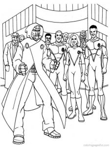 Fantastic Four coloring page 2 - Free printable
