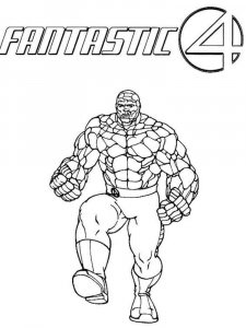 Fantastic Four coloring page 26 - Free printable