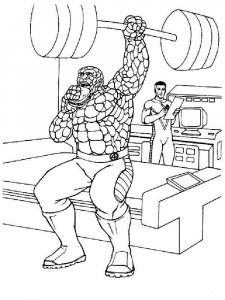 Fantastic Four coloring page 8 - Free printable