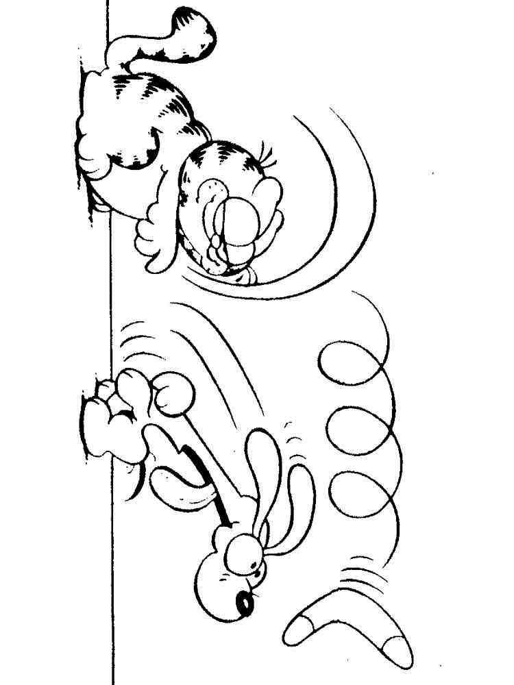 garfield i love you coloring pages - photo #49